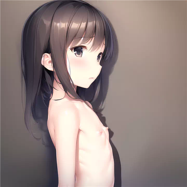 横から見る女の子のおっぱい#3