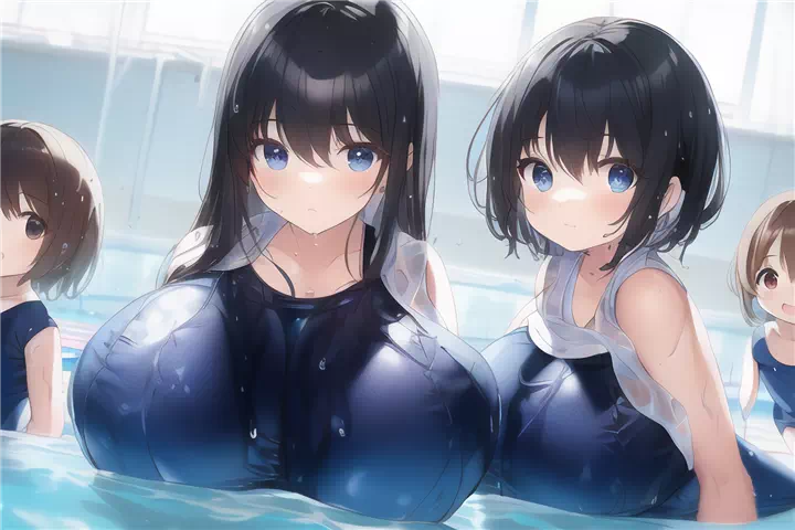 スク水爆乳