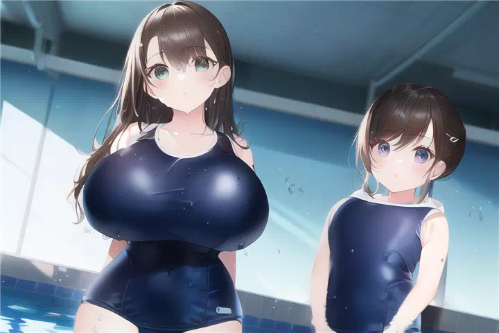 スク水爆乳