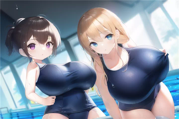 スク水爆乳