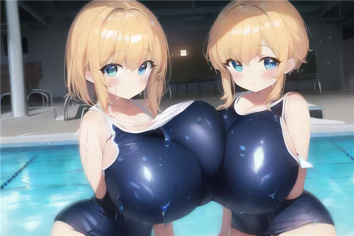 スク水爆乳