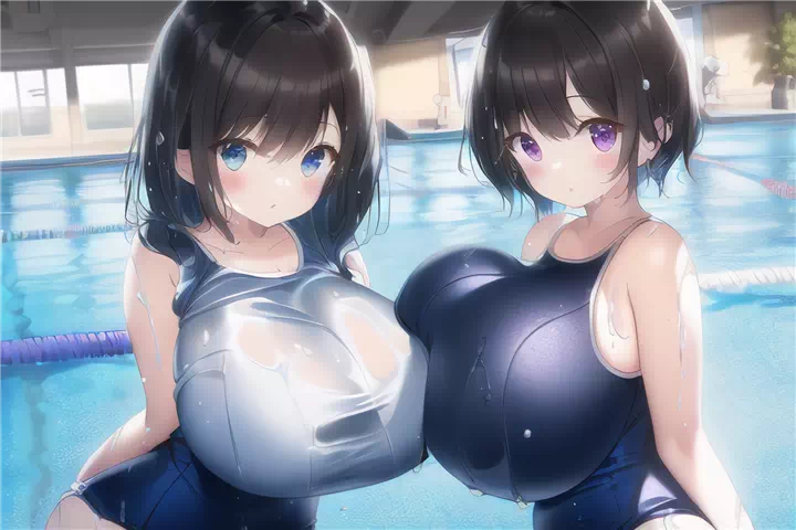 スク水爆乳