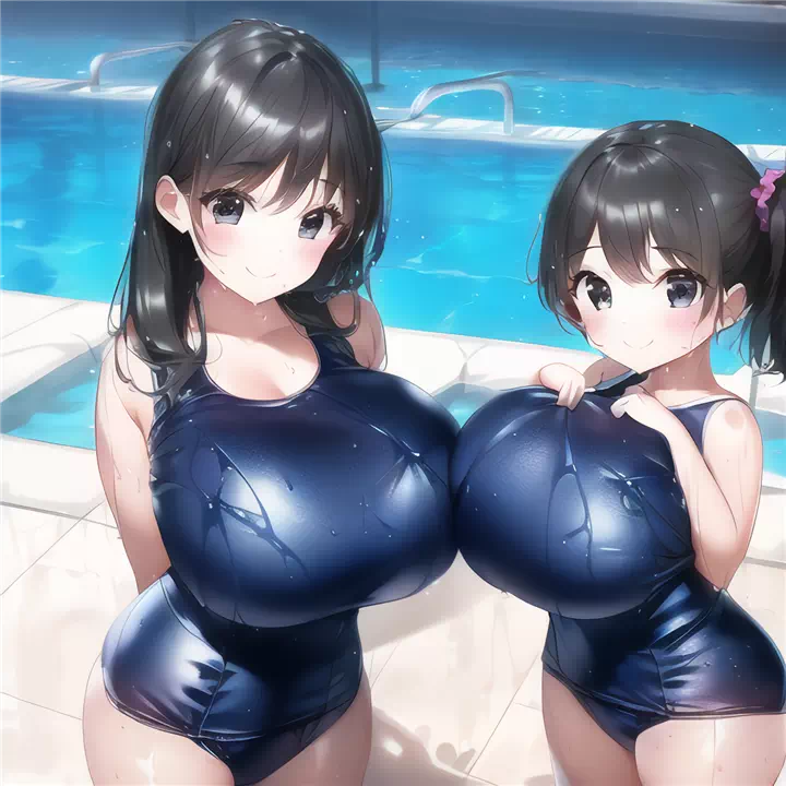 様々なスク水爆乳