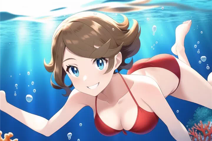 Serena Swimming