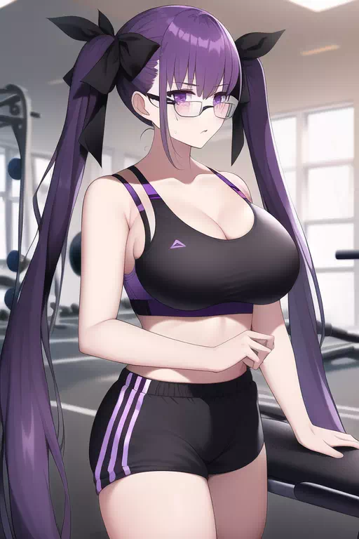 Sion senpai in the gym 1