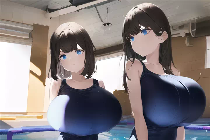 新仕様出力スク水爆乳