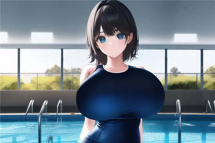 新仕様出力スク水爆乳