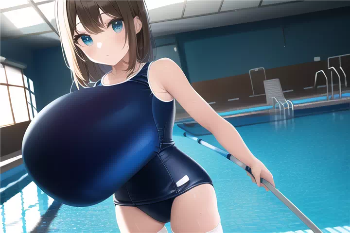 新仕様出力スク水爆乳