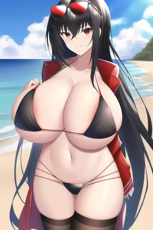A day at the beach with Taihou