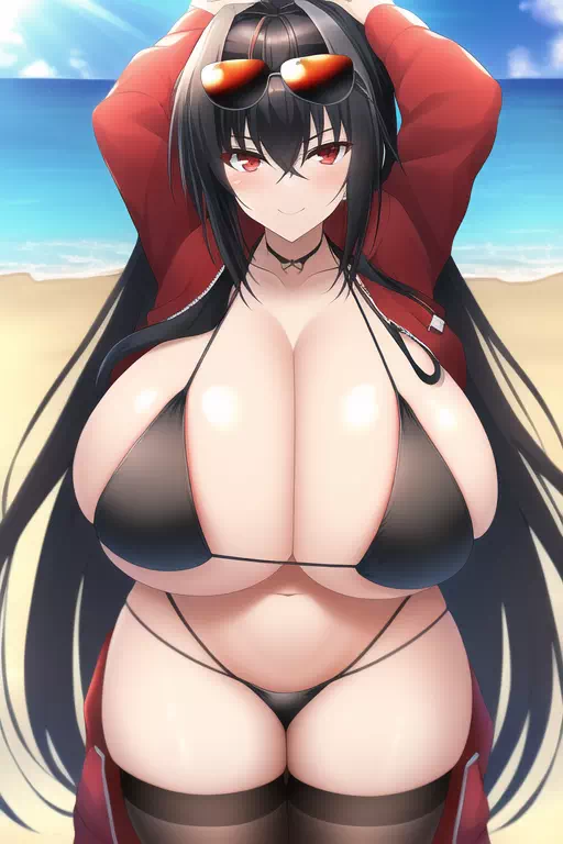 A day at the beach with Taihou