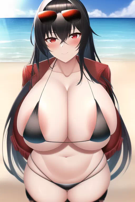 A day at the beach with Taihou