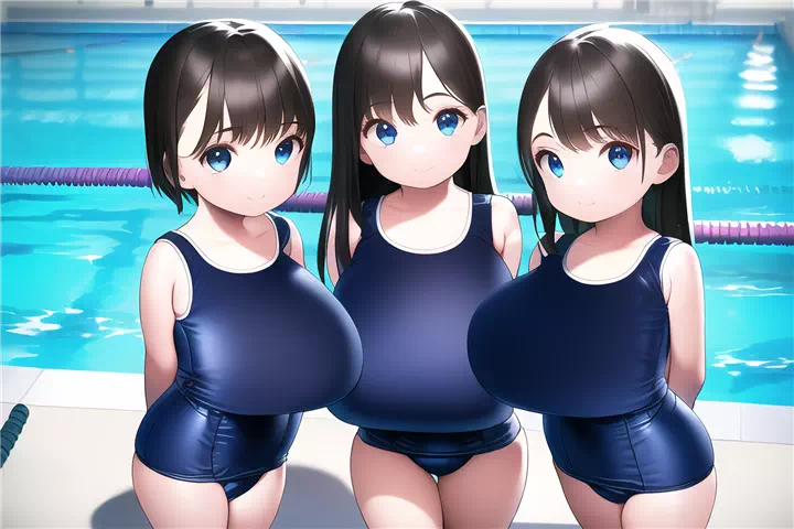 まだ続くスク水ロリ爆乳