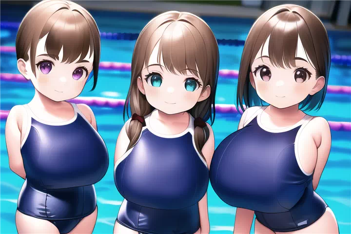 まだ続くスク水ロリ爆乳