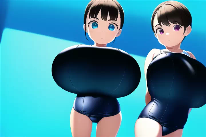 まだ続くスク水ロリ爆乳