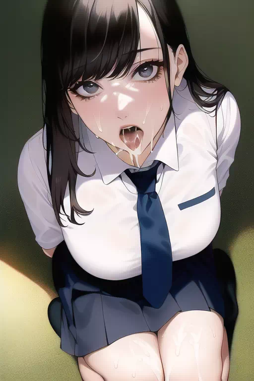 schoolgirl cum