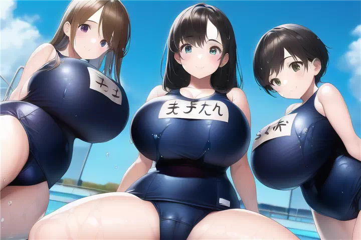 スク水爆乳