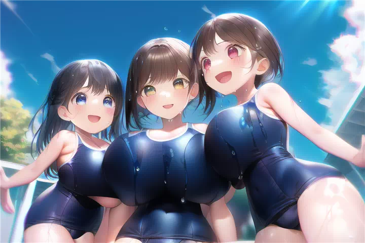 スク水爆乳