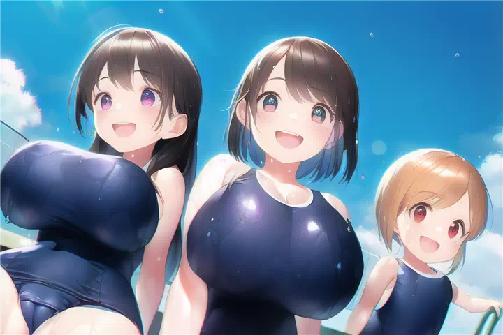 スク水爆乳