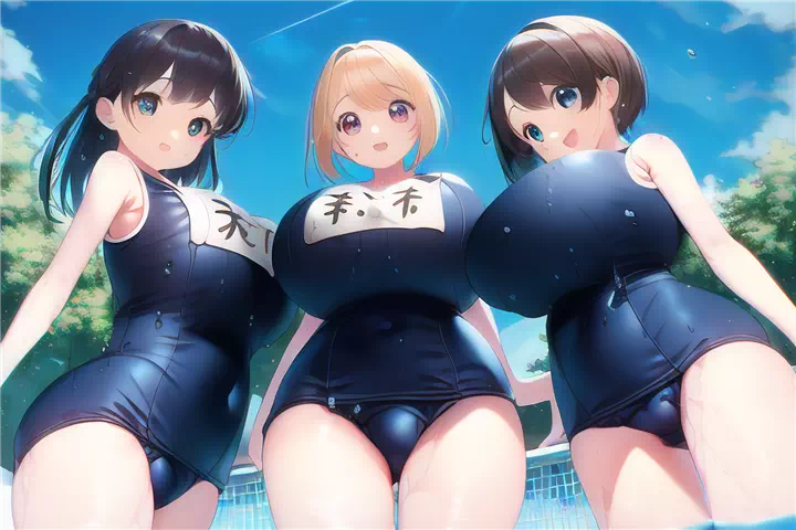 スク水爆乳