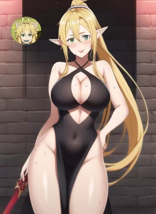 Leafa Gets Lucky Tonight