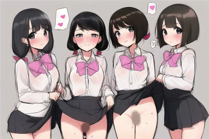 AI女の子いっぱい-その4 (NSFW)