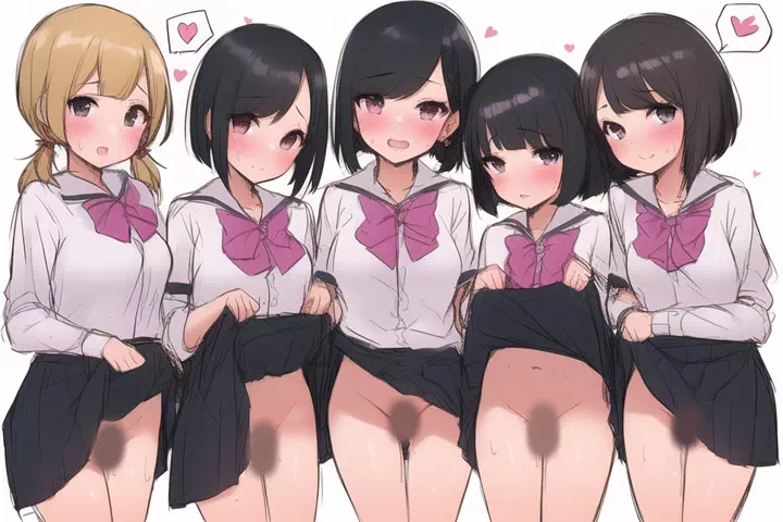 AI女の子いっぱい-その4 (NSFW)