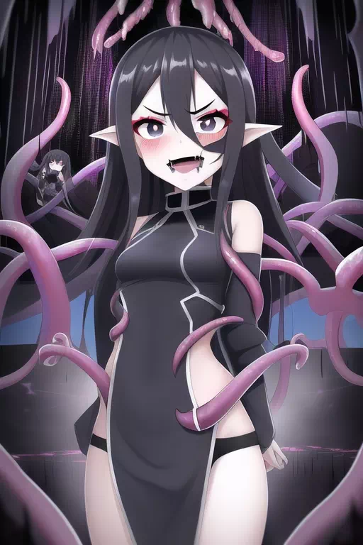 Glitch tentacles female Kirito