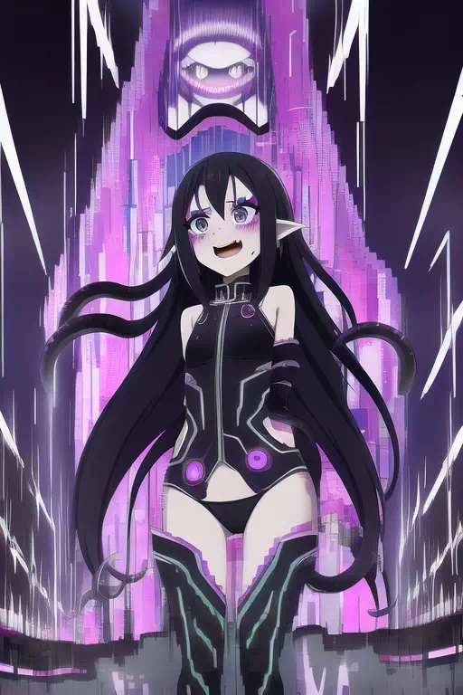 Glitch tentacles female Kirito