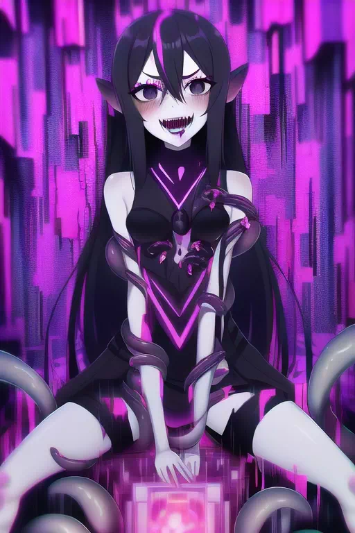 Glitch tentacles female Kirito