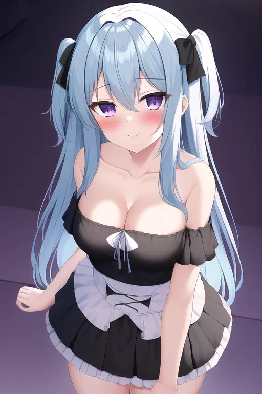 BLUE HAIR TWINTAIL