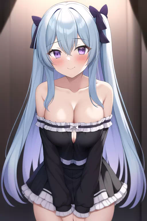 BLUE HAIR TWINTAIL