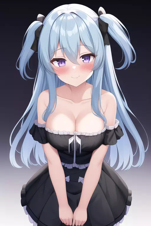 BLUE HAIR TWINTAIL