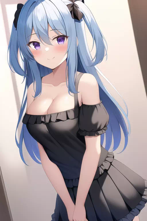 BLUE HAIR TWINTAIL