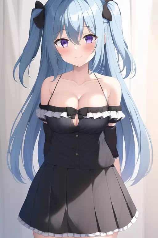 BLUE HAIR TWINTAIL