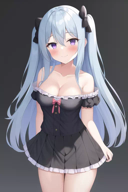 BLUE HAIR TWINTAIL