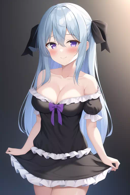 BLUE HAIR TWINTAIL