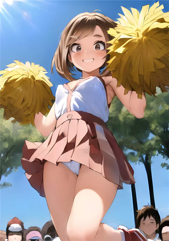 8)ochaco cheerleader panties #2