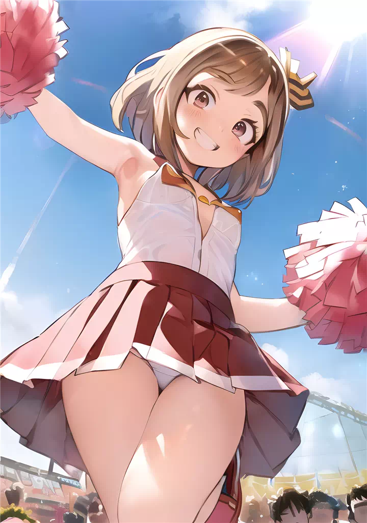 8)ochaco cheerleader panties #2