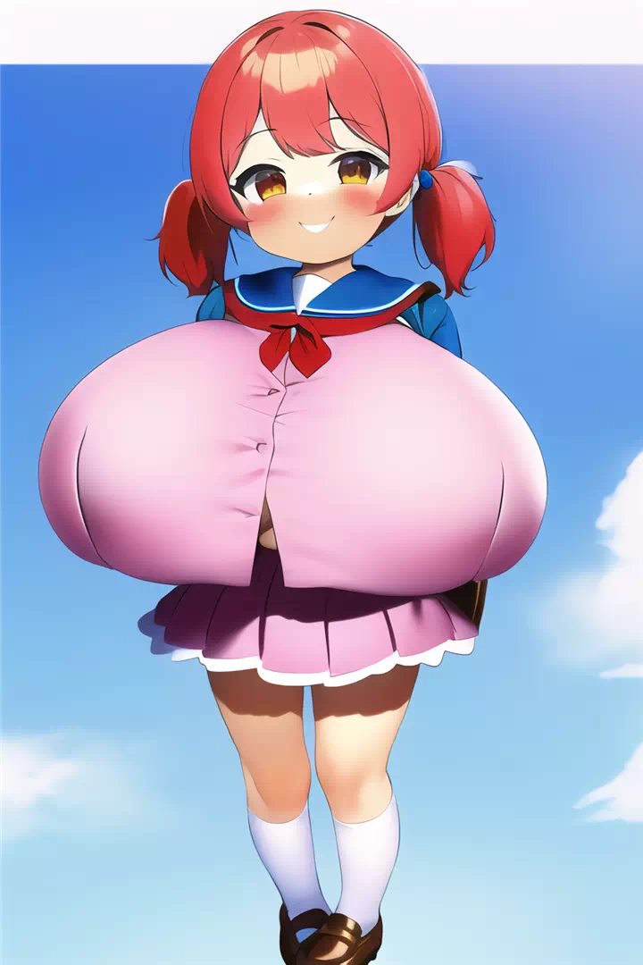 謎の空間に居るロリ爆乳