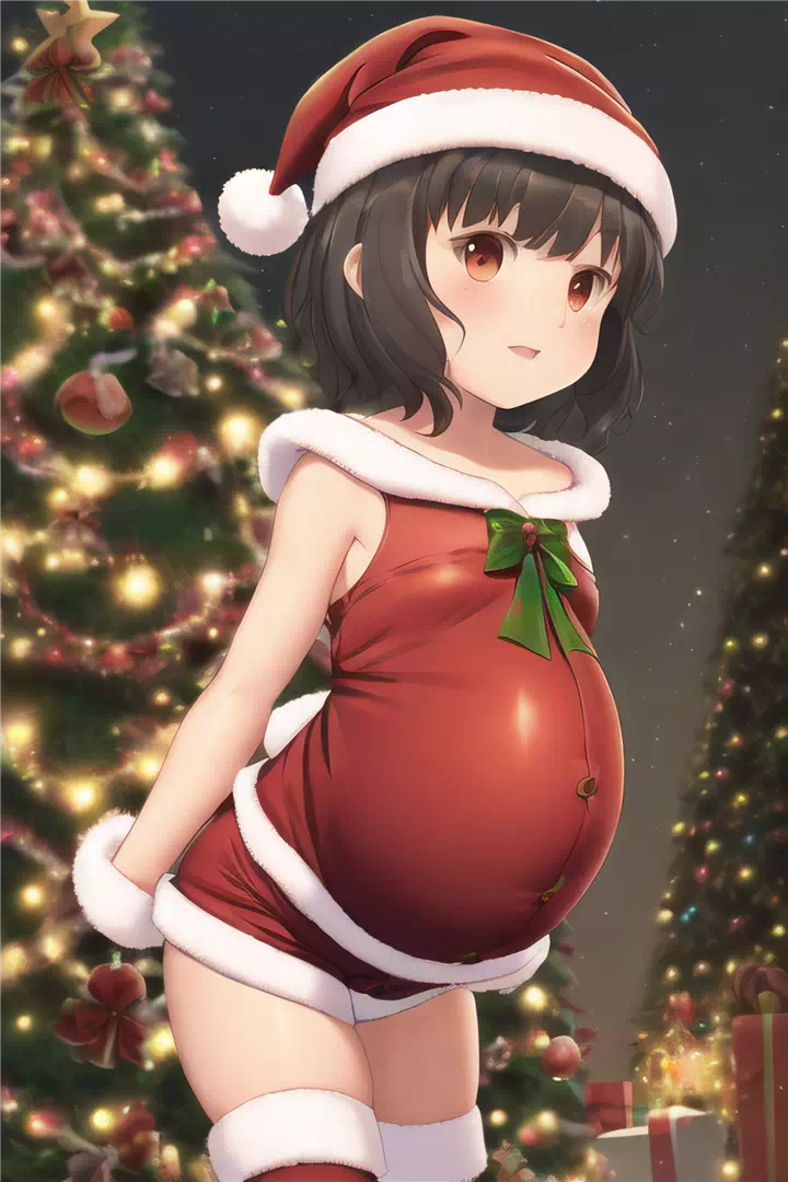 Pregnant loli christmas edition