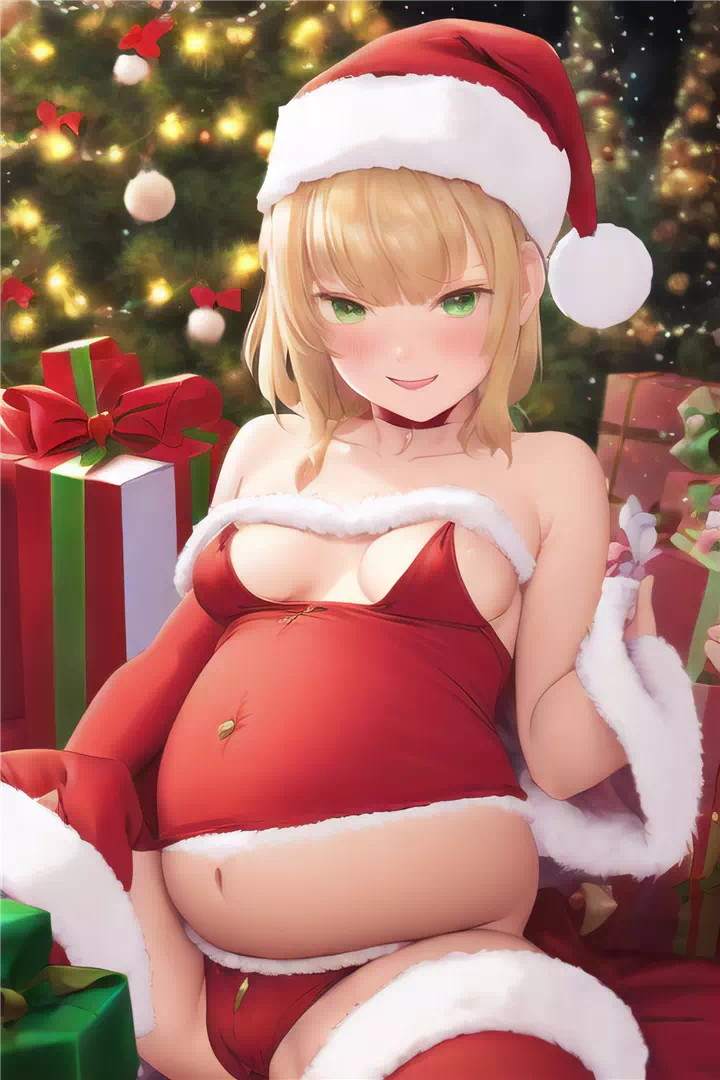 Pregnant loli christmas edition