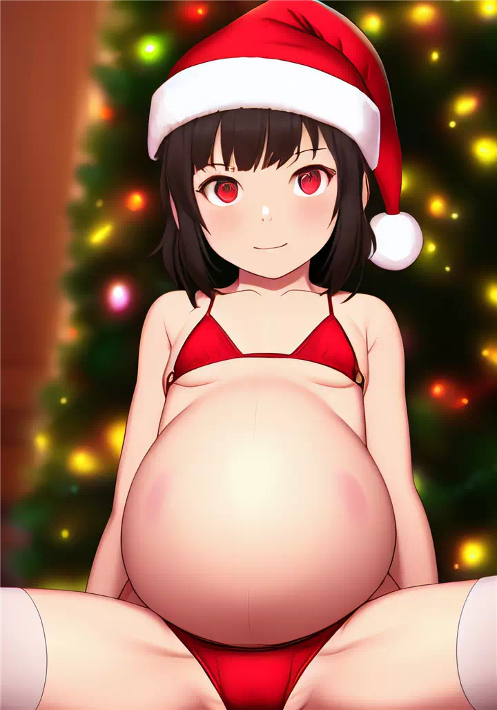 Pregnant loli christmas edition