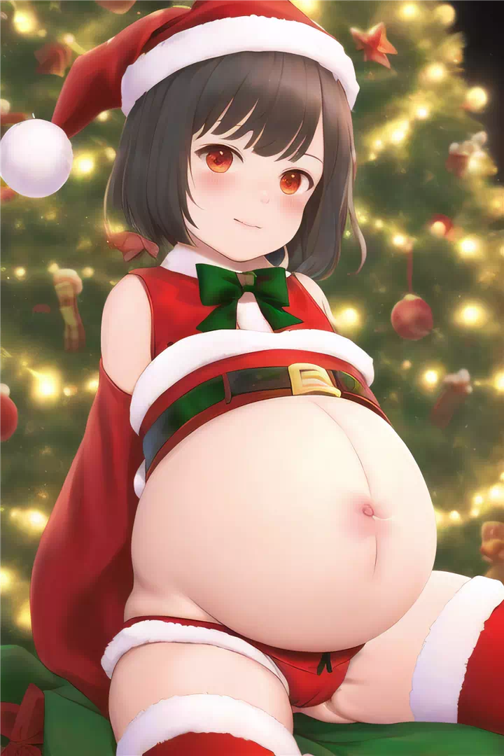 Pregnant loli christmas edition