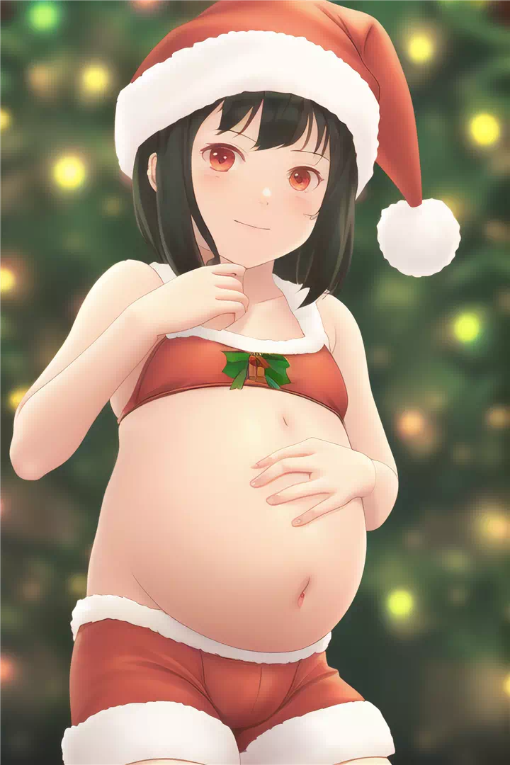 Pregnant loli christmas edition