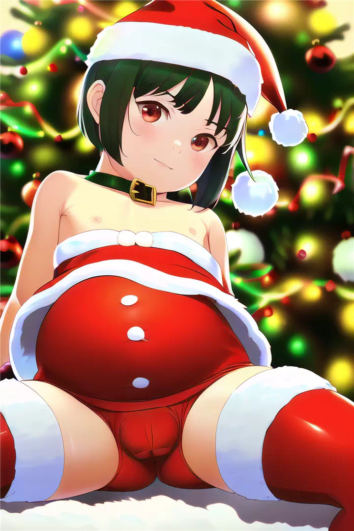 Pregnant loli christmas edition