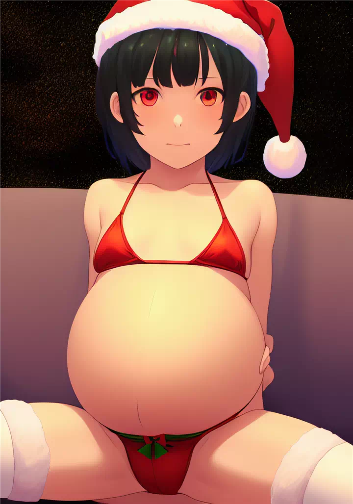 Pregnant loli christmas edition