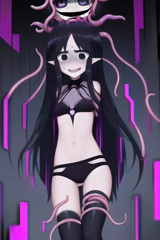 Glitch tentacles female Kirito 2