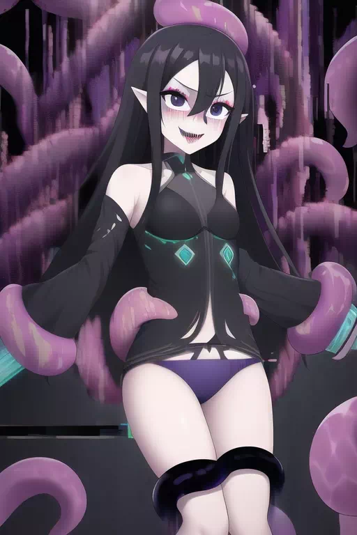 Glitch tentacles female Kirito 2