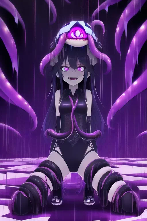 Glitch tentacles female Kirito 4