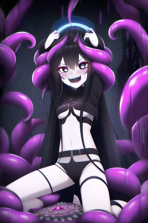 Glitch tentacles female Kirito 4